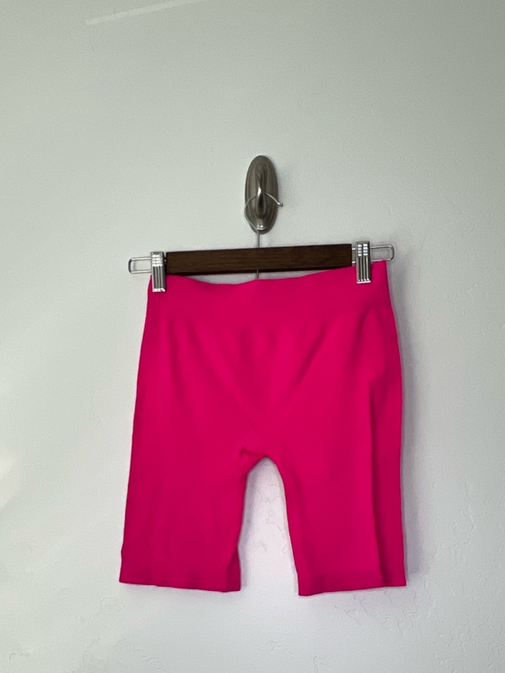 Free People Bright Hot Pink Bike Shorts
